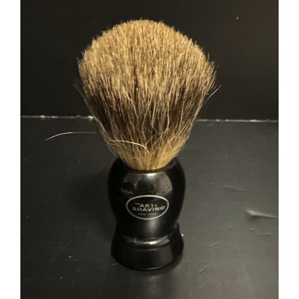 The Art Of Shaving Genuine Pure Badger Brush Black Handle